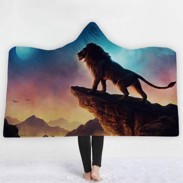 Digital Print Magic Hooded Blanket